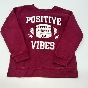 Garanimals Maroon Positive Vibes Sweatshirt